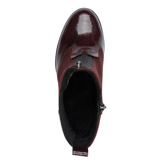 Bordeaux Comb Burgundy Boots