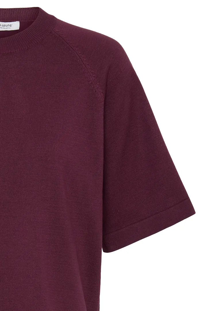 Morla SS Jumper Burgundy