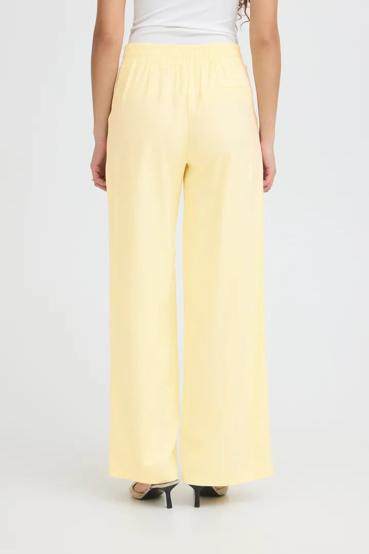 Kate Lemon Denim Wide Trousers