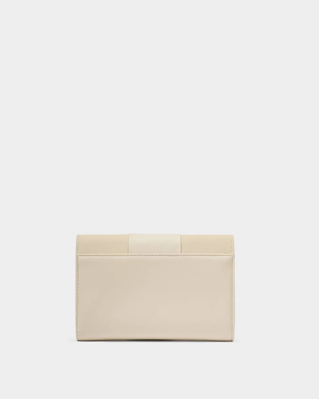 KLB4468 TAYA Woven purse off white