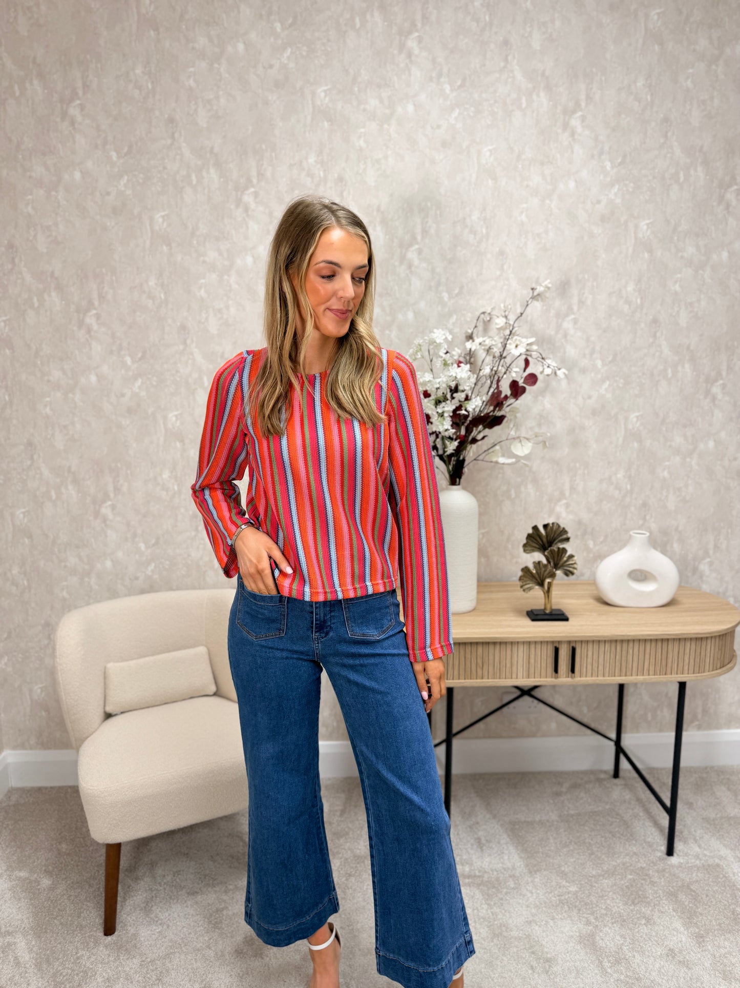 Gasparette Wide Jeans Blue