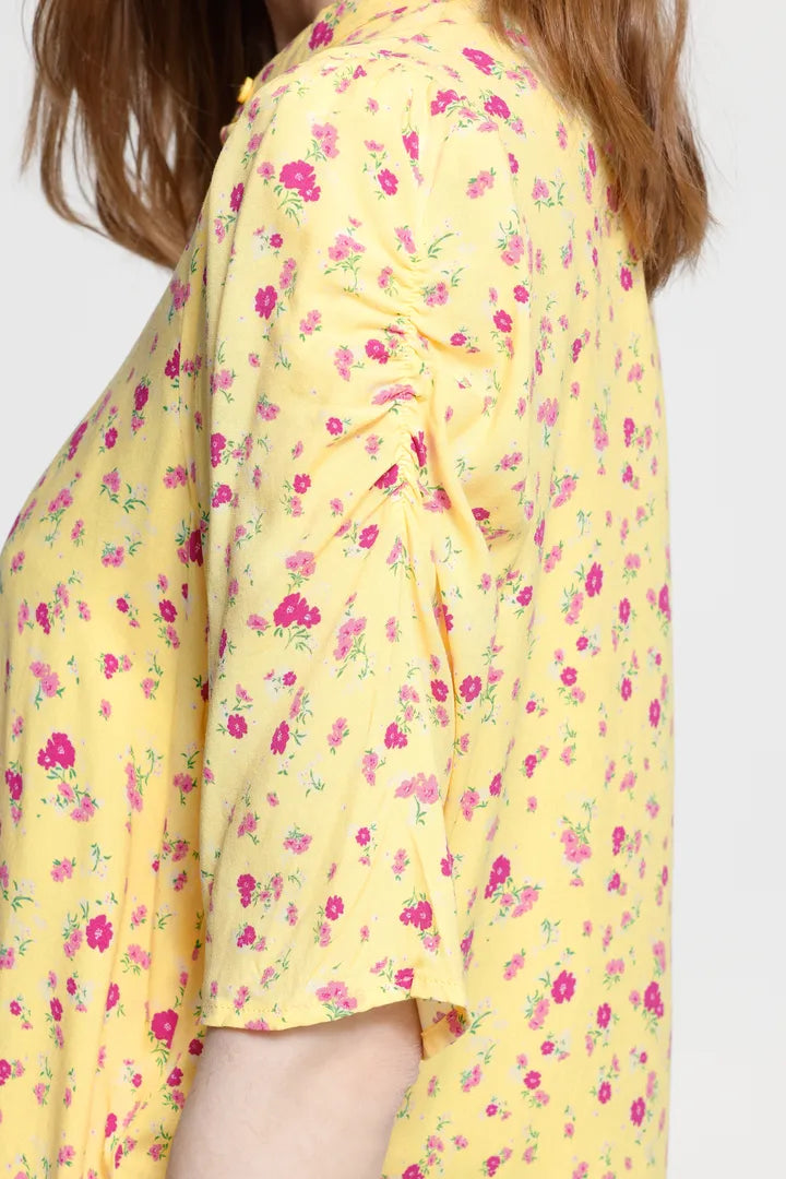 Vera Shirt Lemon Pink Blouse