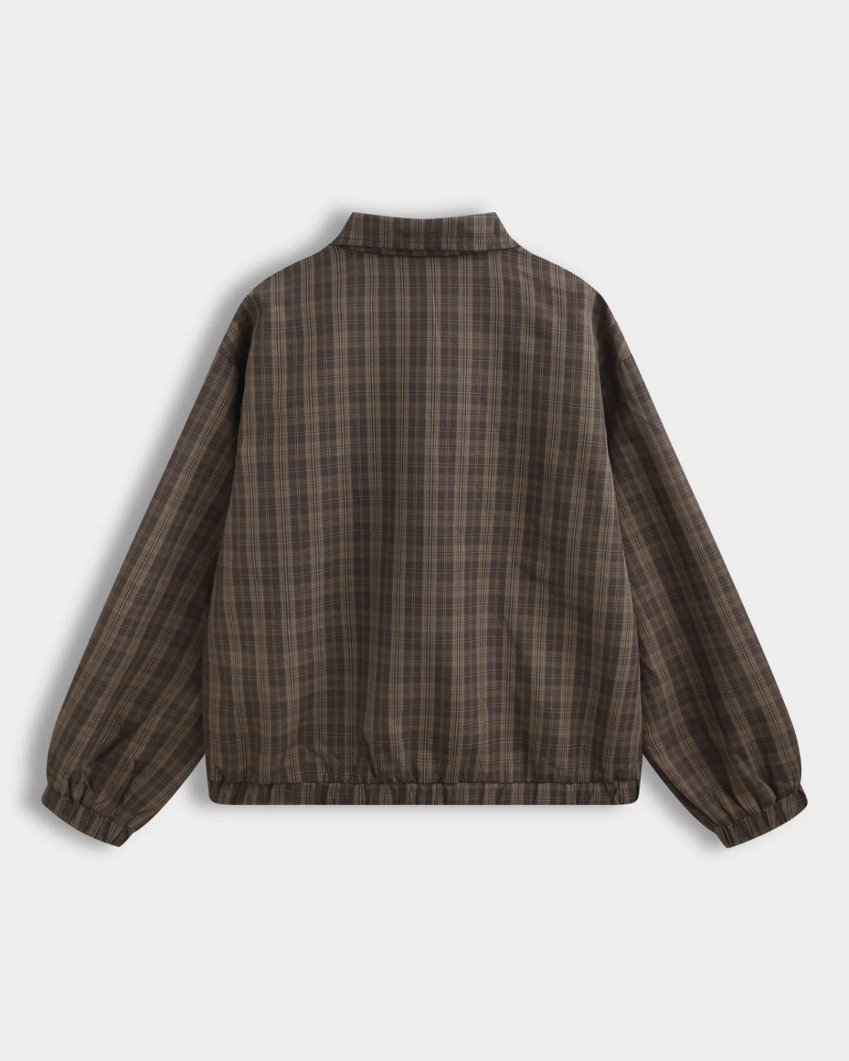 Remi Check bomber jacket Brown