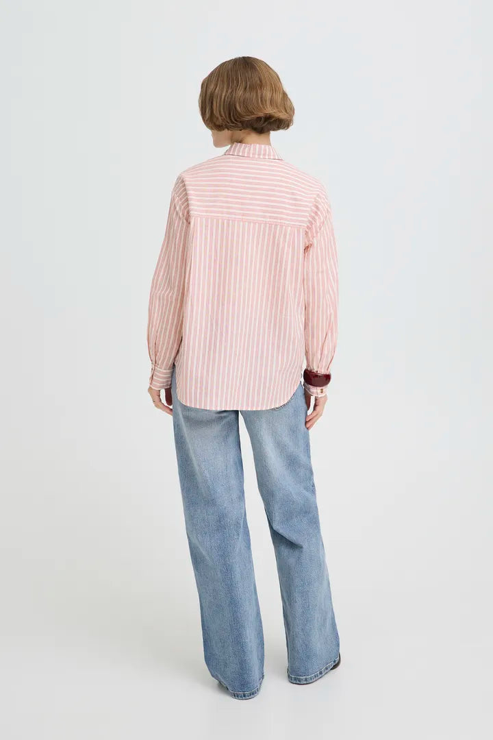 Gillo Stripe Rust Shirt