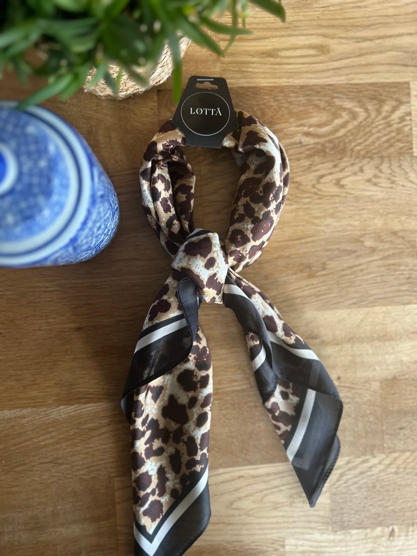 LOTTA Leopard Print Neck Scarf