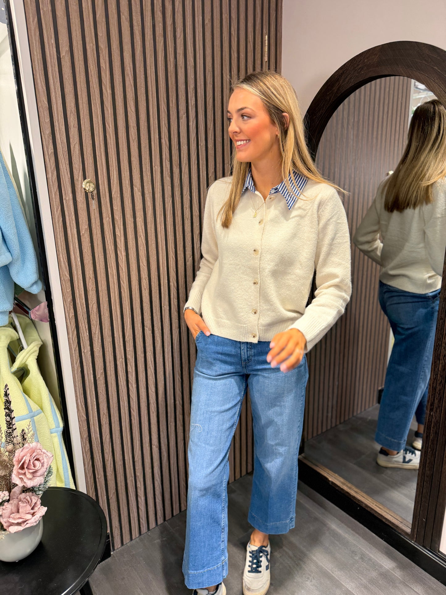 Cream Collared Jumper 2020