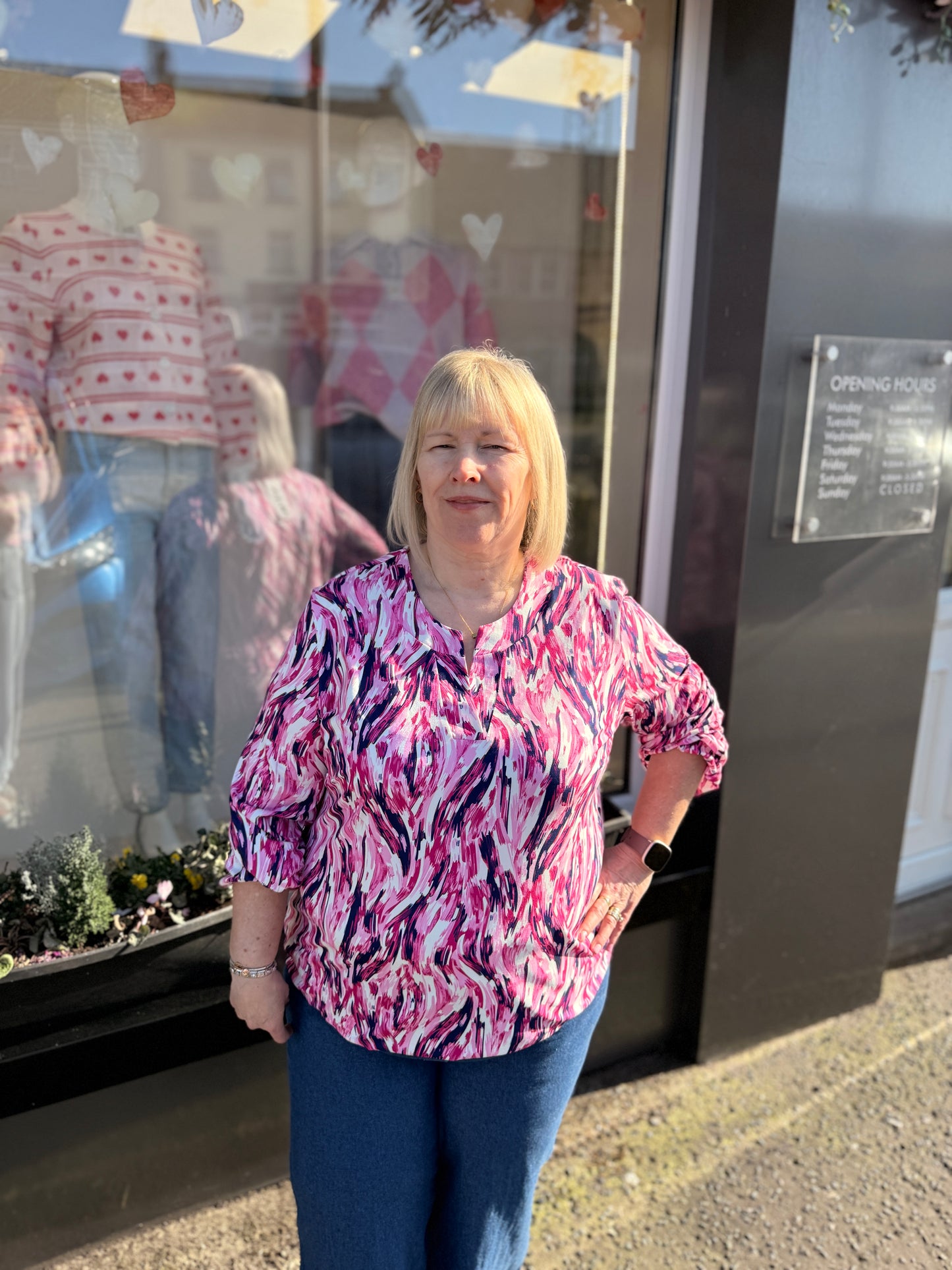 Yew 5001 Purple Pink Mix Top