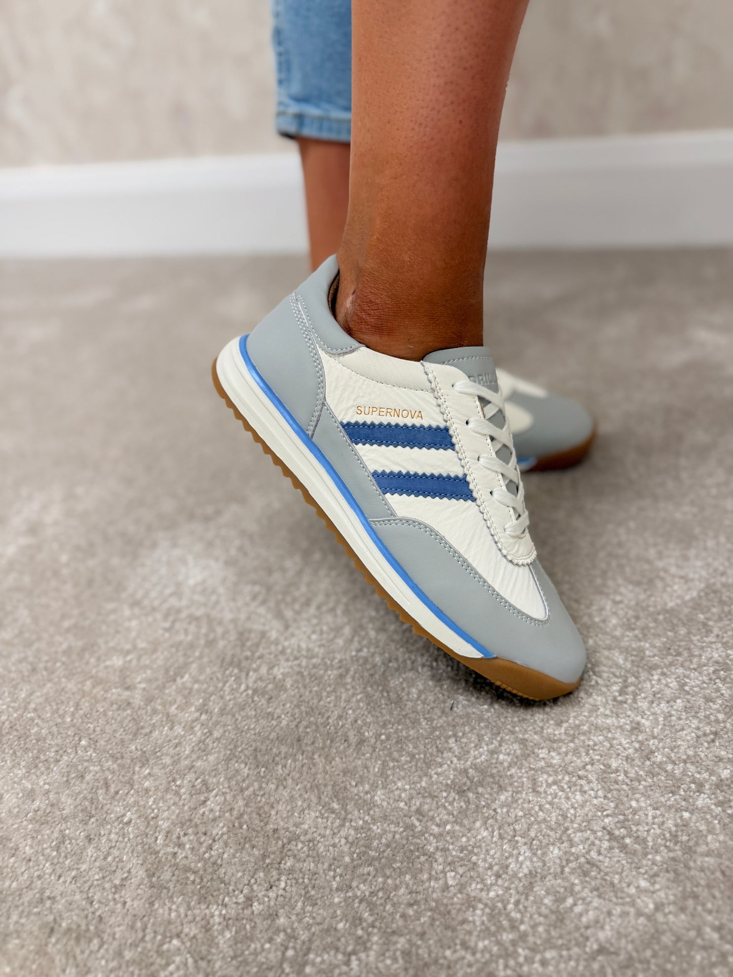 Seventy Three Tissue Blue Trainers