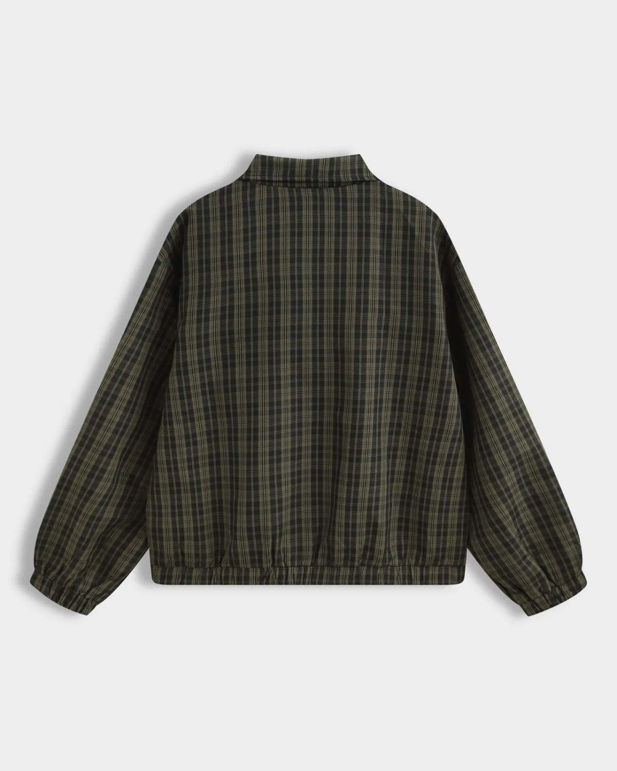 Remi Check bomber jacket Black/Green