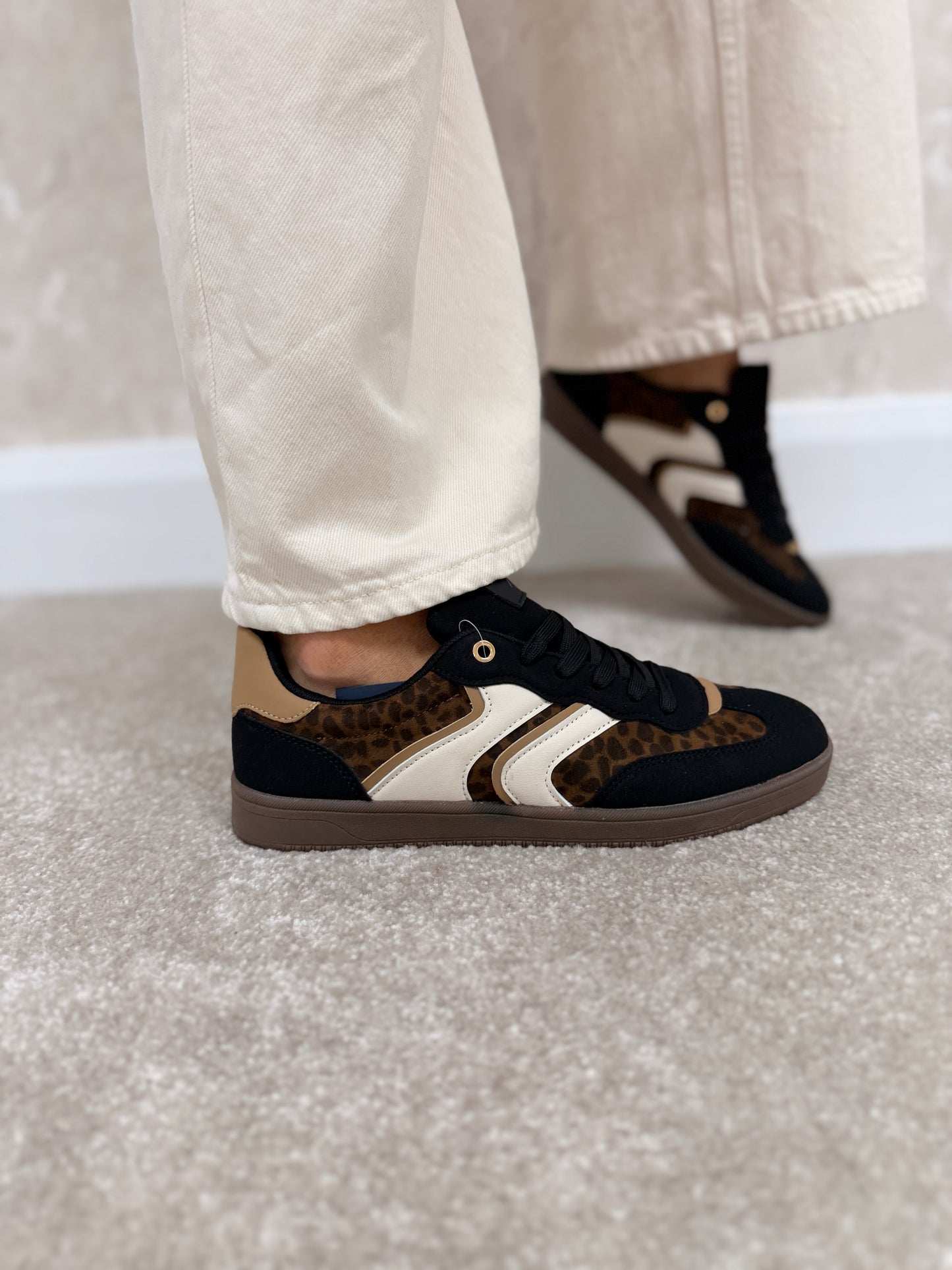 Lunar Jersey Black Trainers