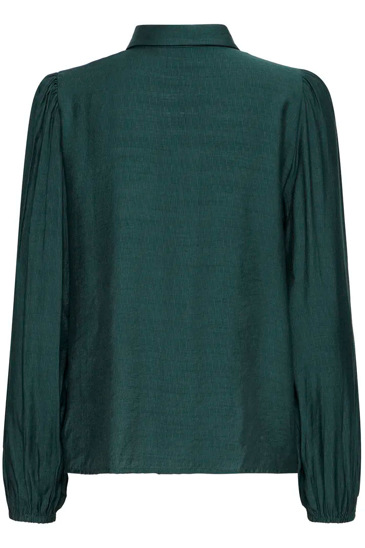 Rhinestone Green Shirt