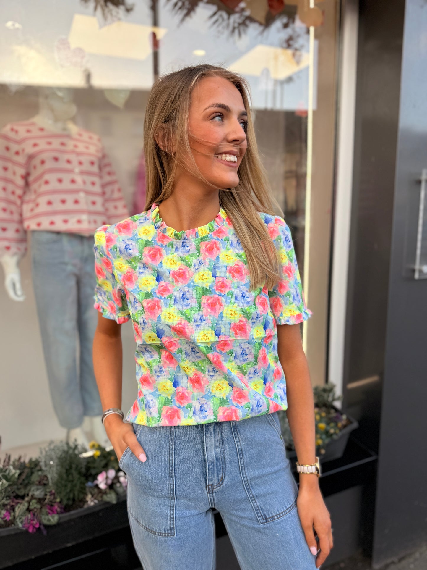 Sao Floral Top