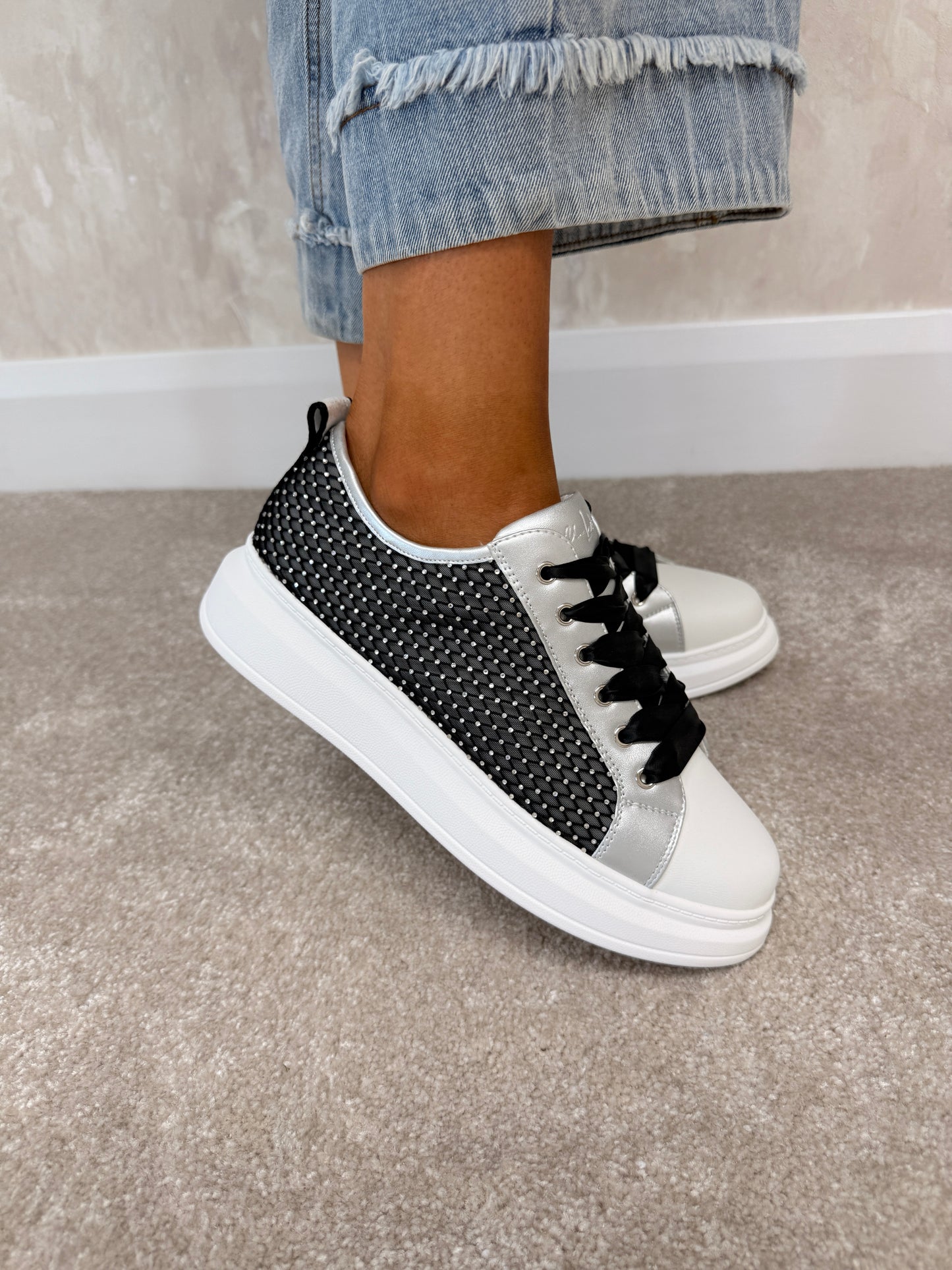 Lollipop Vinyl Mesh trainers