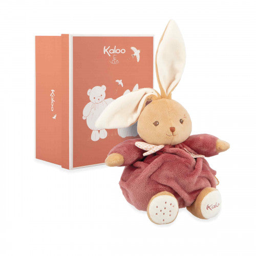 Chubby Rabbit Burgundy 17cm