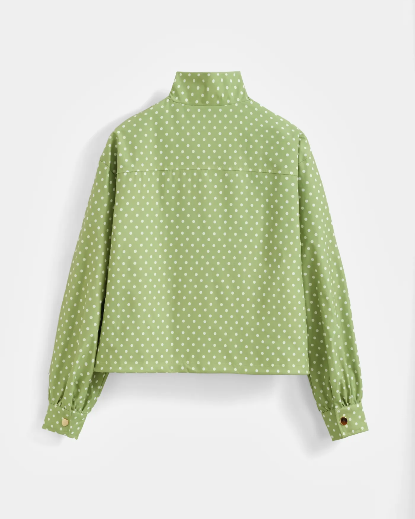 Green Polka dot jacket
