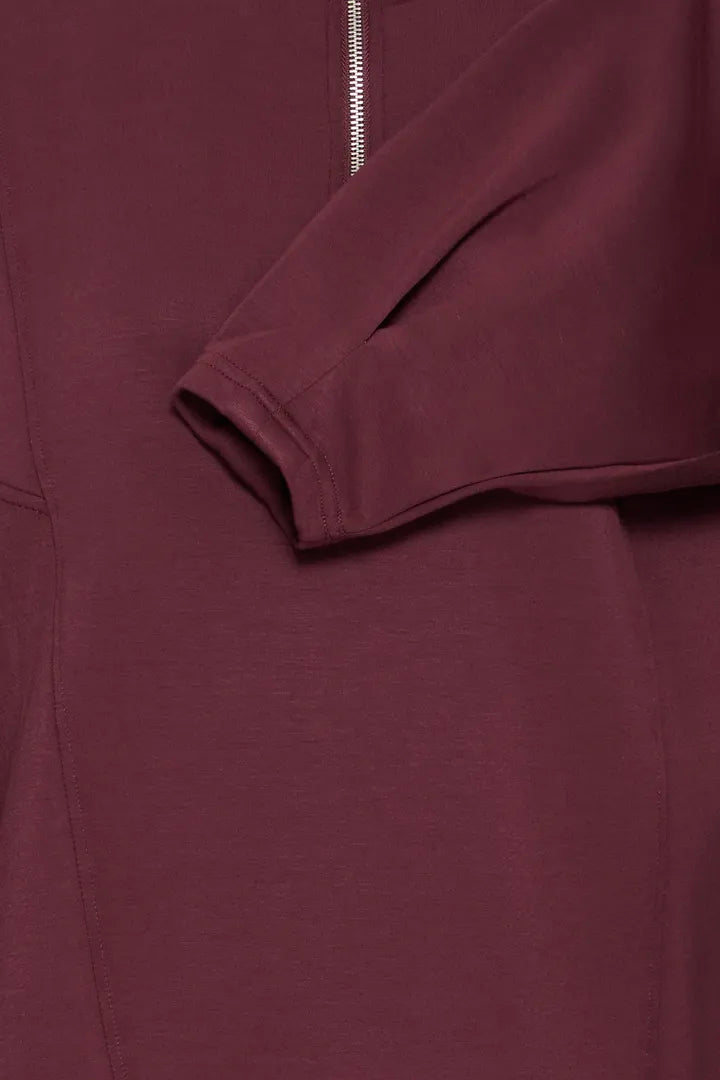Pusti Pleat Logo Pullover Maroon