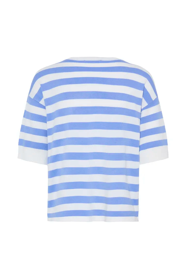 Morla SS Top Blue Stripe