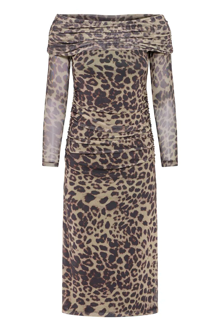 Parda Leopard Dress