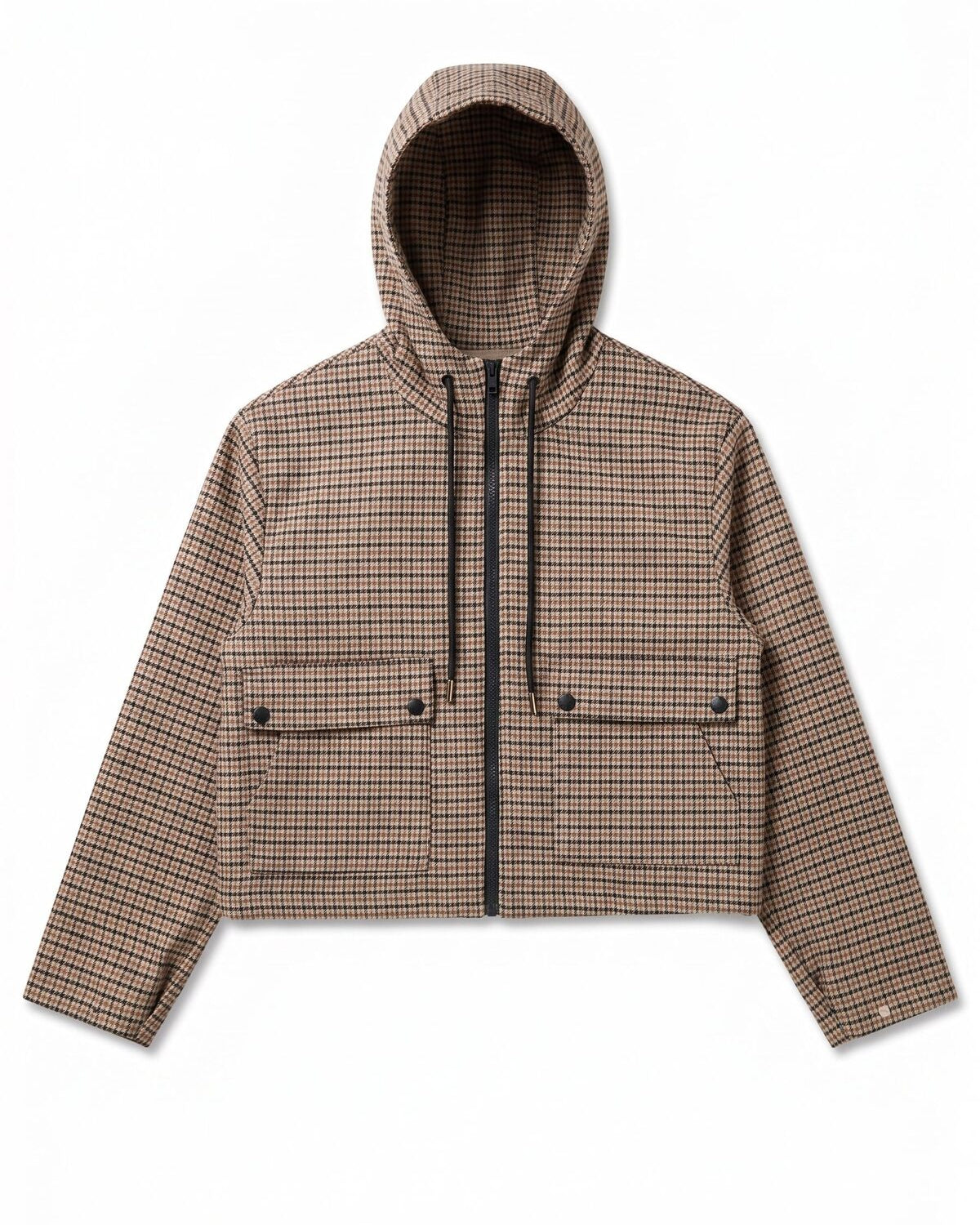 Beige check jacket