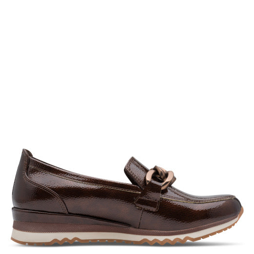 Mocca Patent Loafers