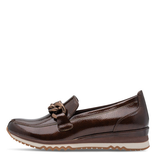 Mocca Patent Loafers