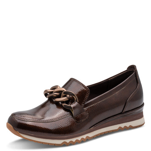 Mocca Patent Loafers