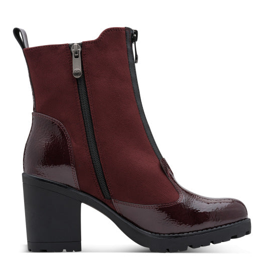 Bordeaux Comb Burgundy Boots