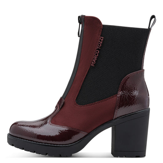 Bordeaux Comb Burgundy Boots