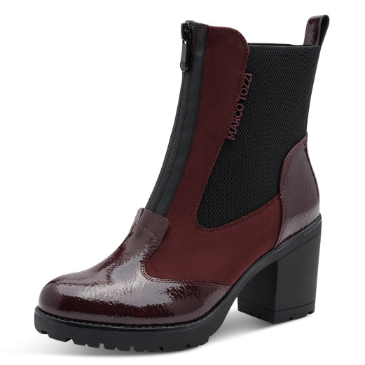 Bordeaux Comb Burgundy Boots