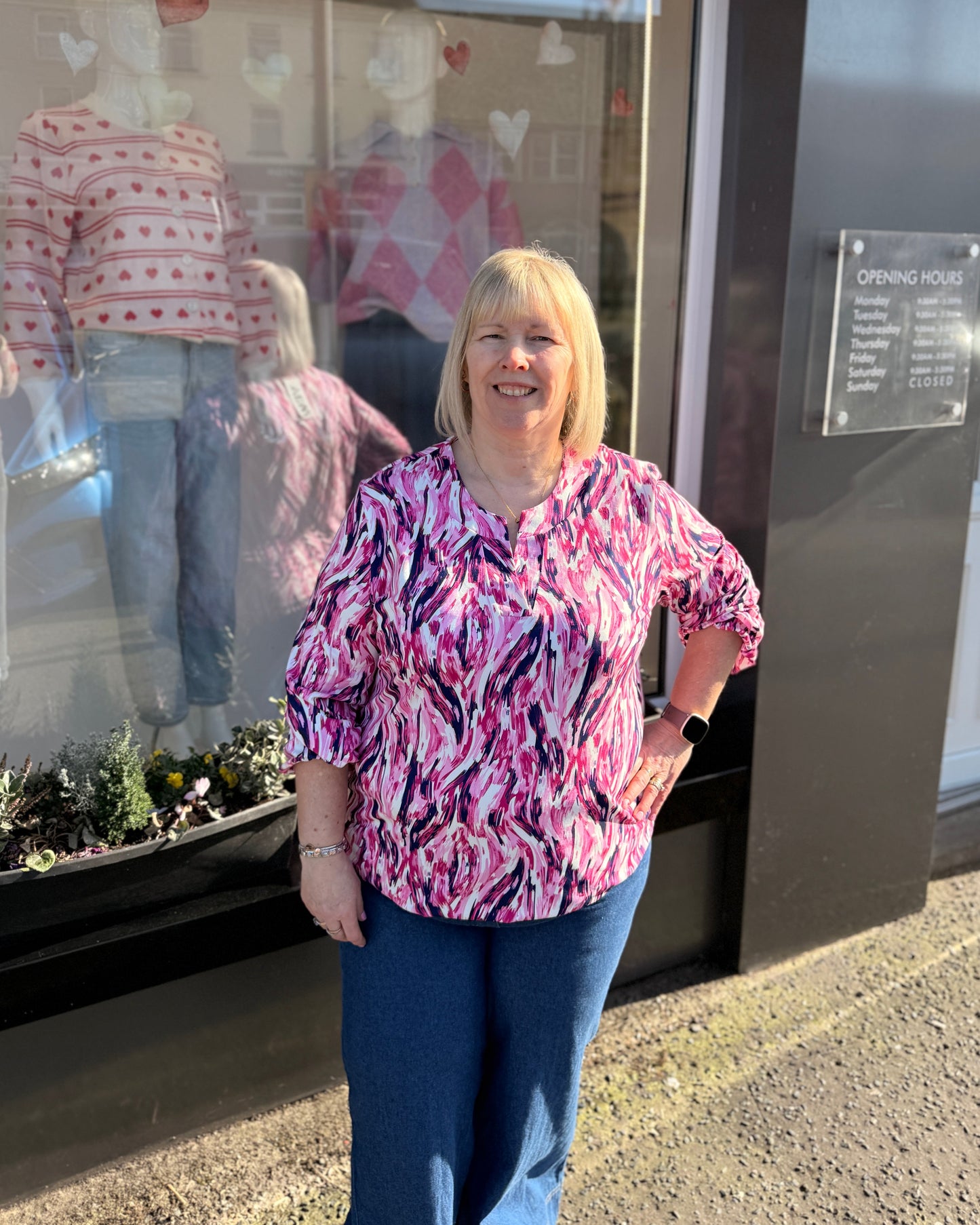 Yew 5001 Purple Pink Mix Top