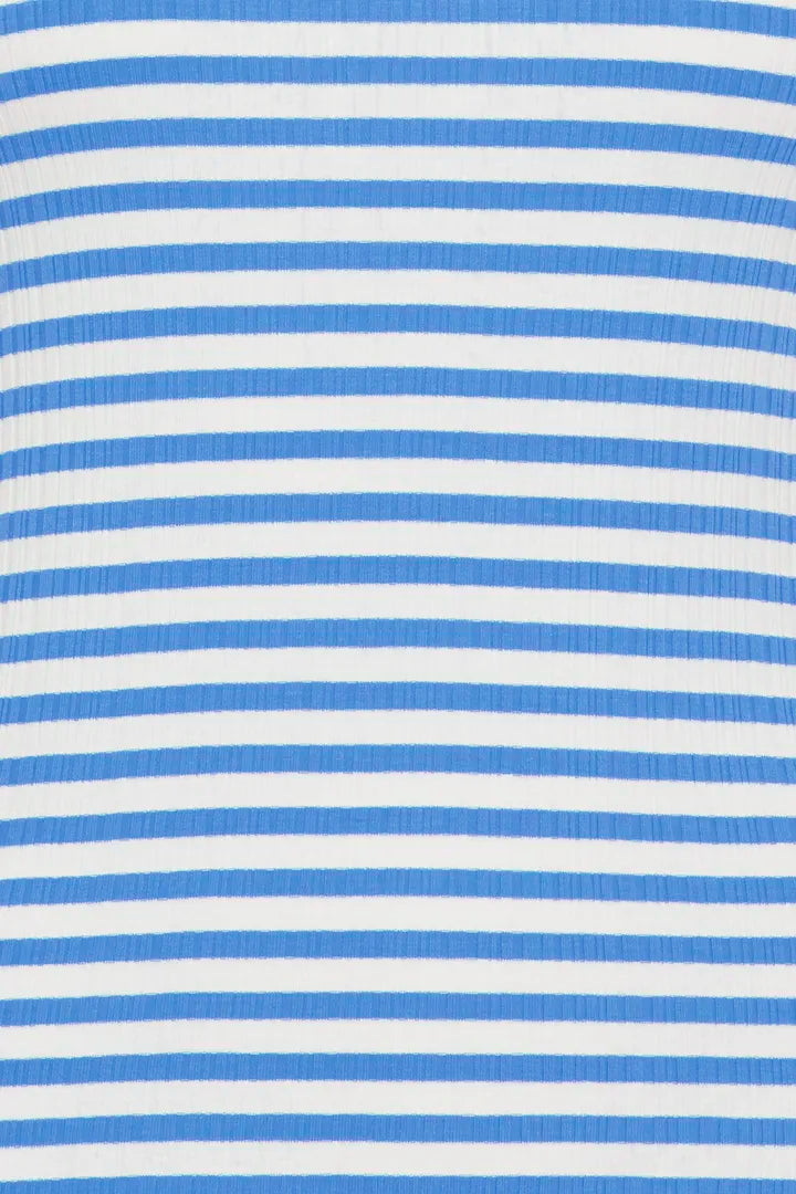 Cella Stripe Top Blue