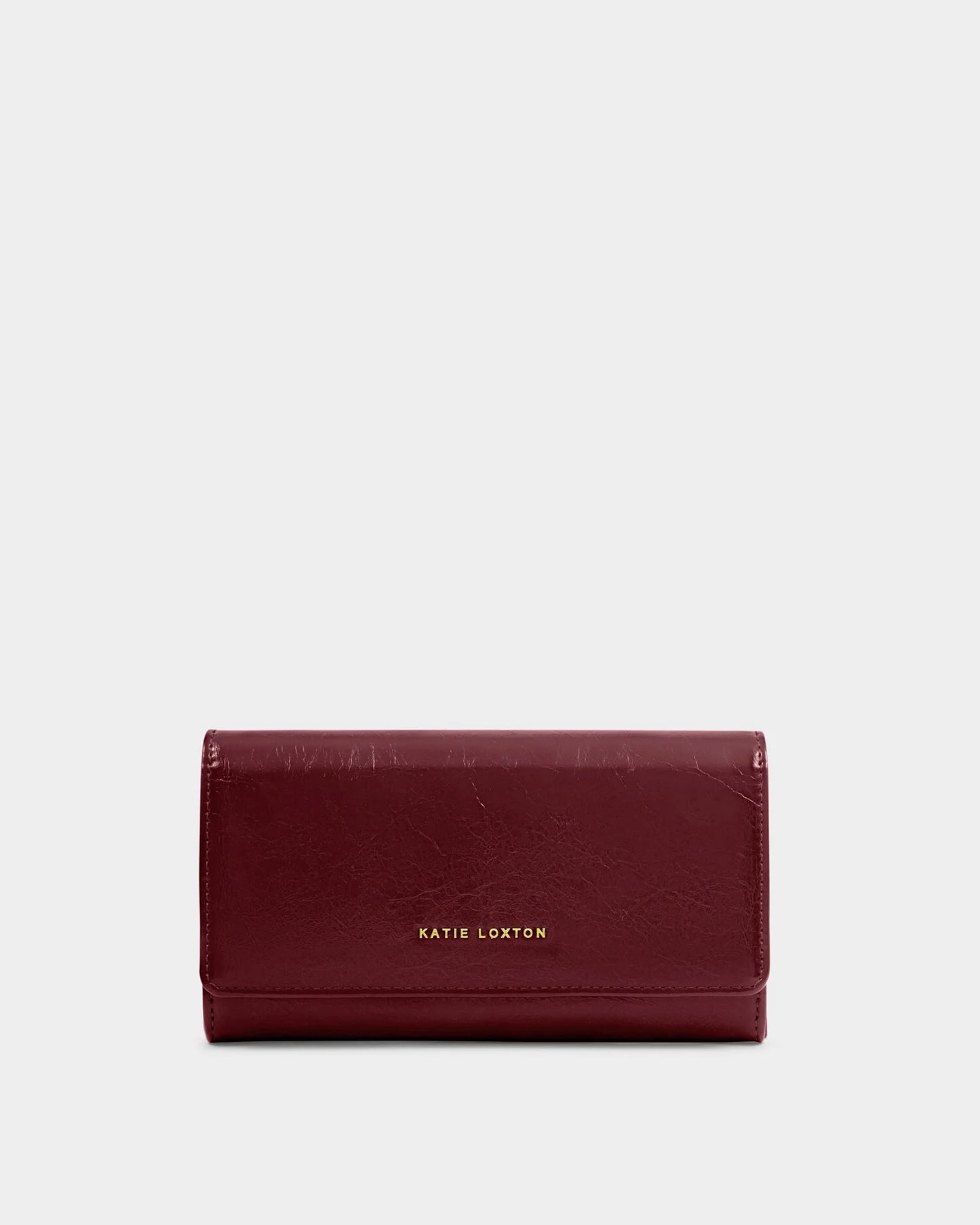 LKLB4194 Zea Patent Crackle Crossbody Purse Cherry