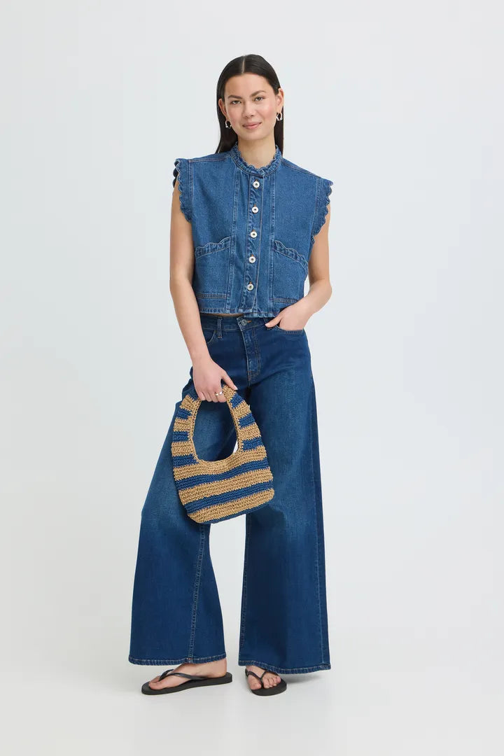 Palou Waistcoat Denim