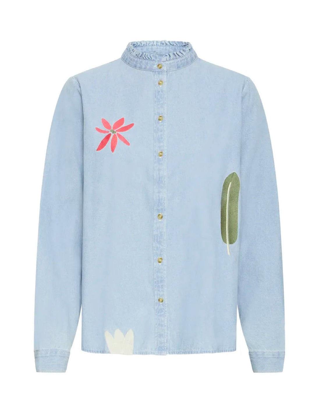 Tulle Denim Shirt