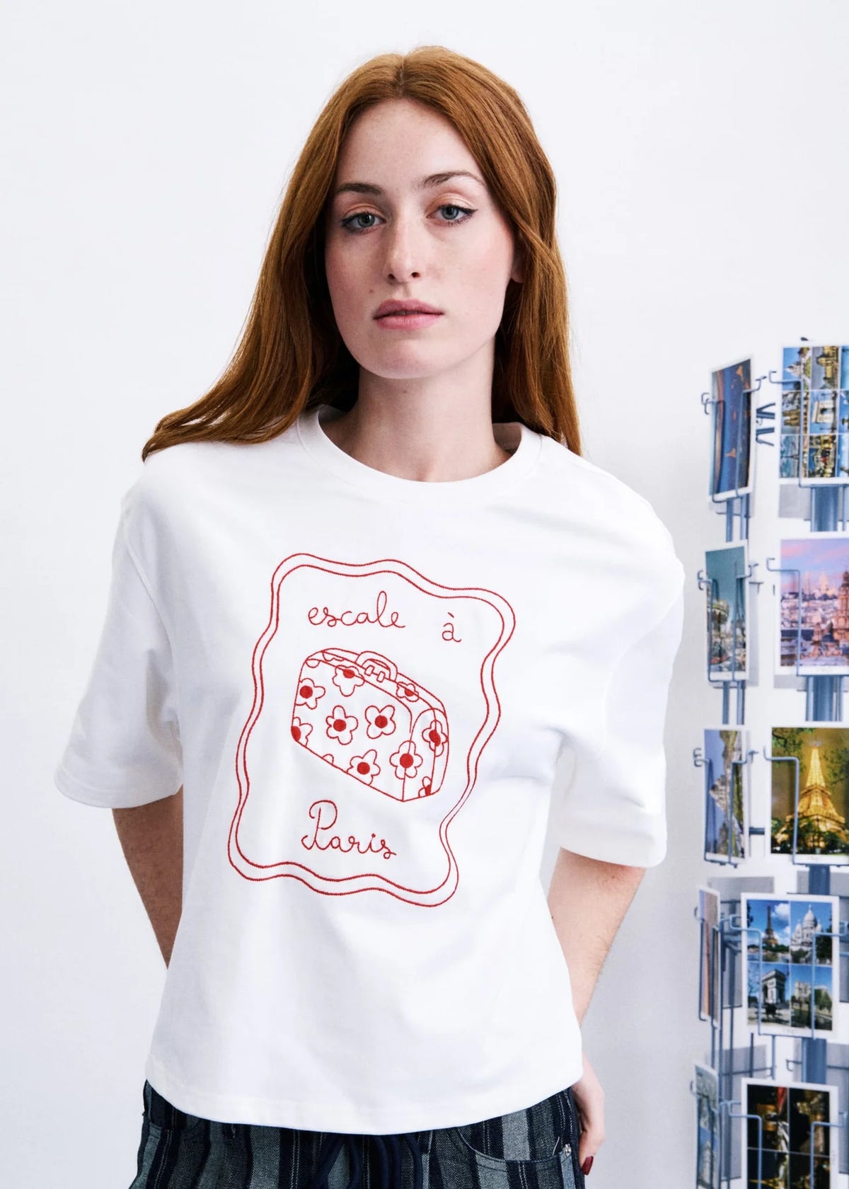 Valise Cream T Shirt