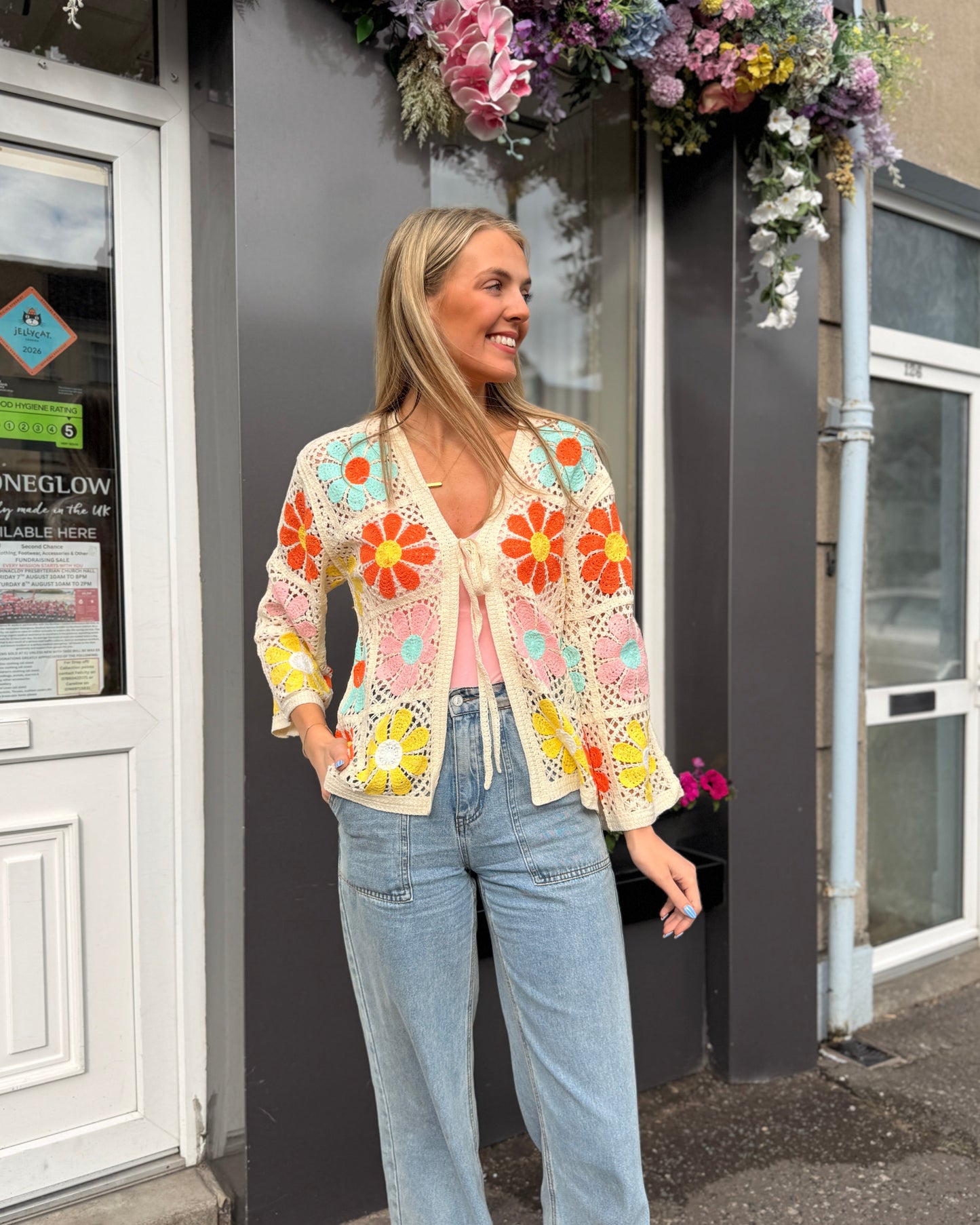 Crochet Cardigan Cherry Koko
