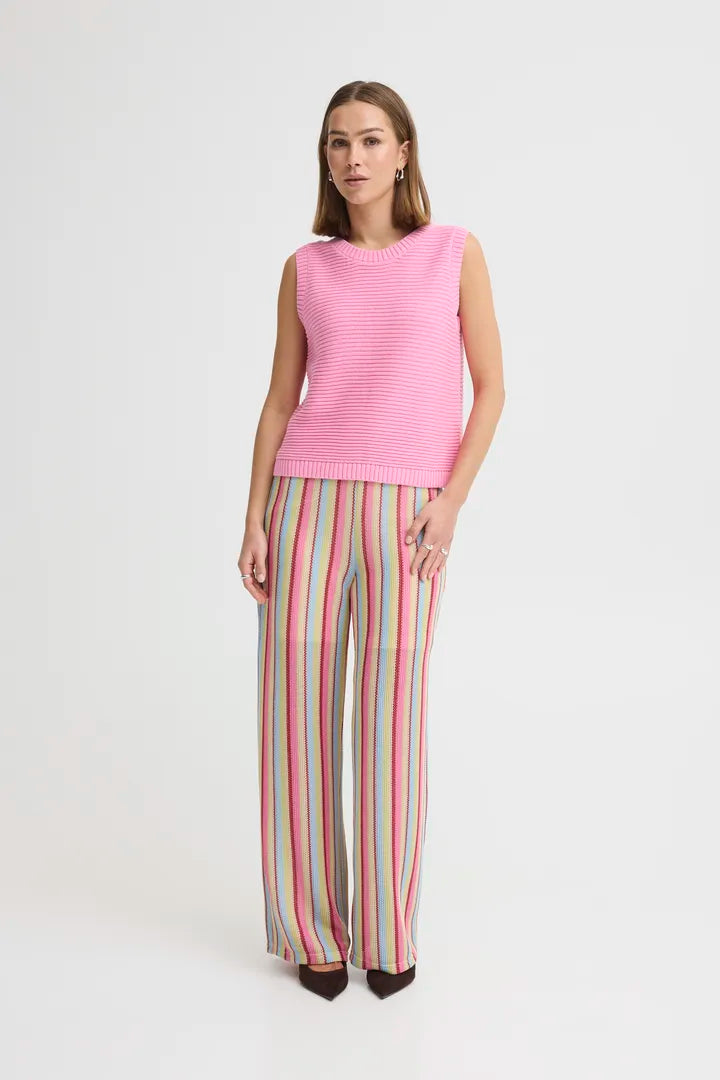 Dotties Waistcoat Azalea