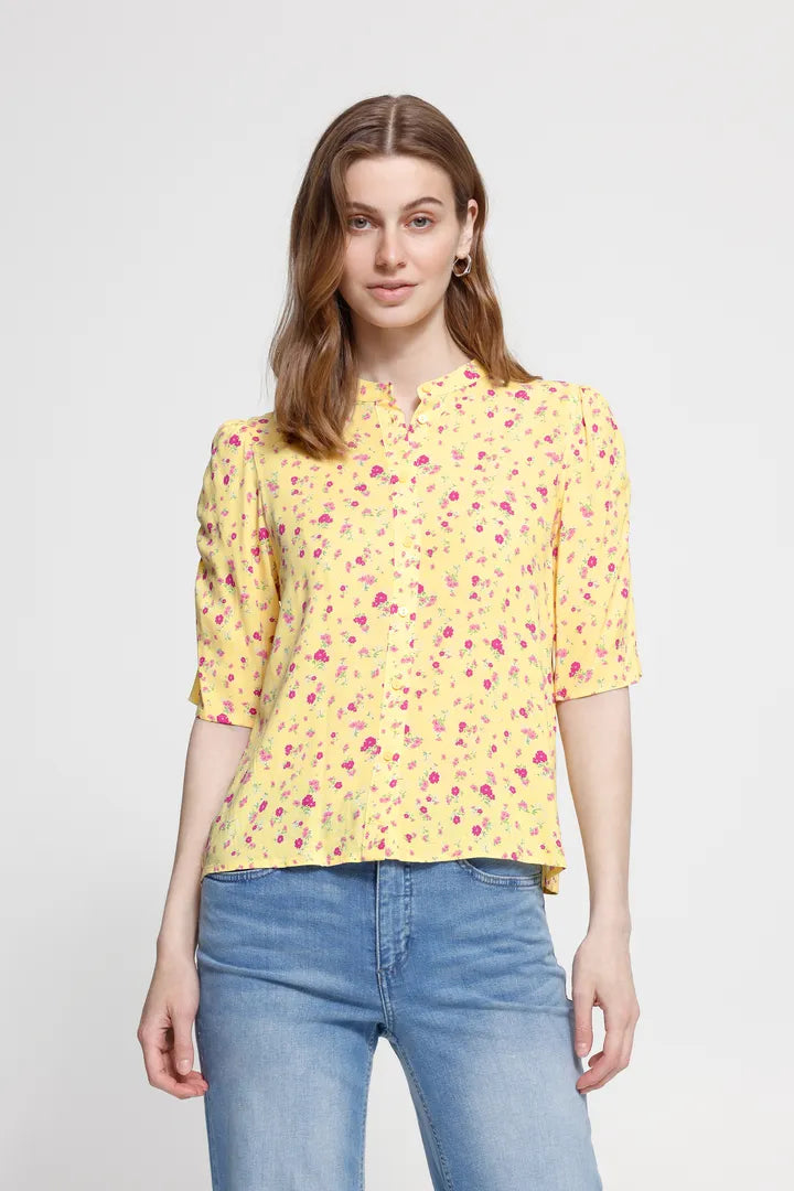 Vera Shirt Lemon Pink Blouse
