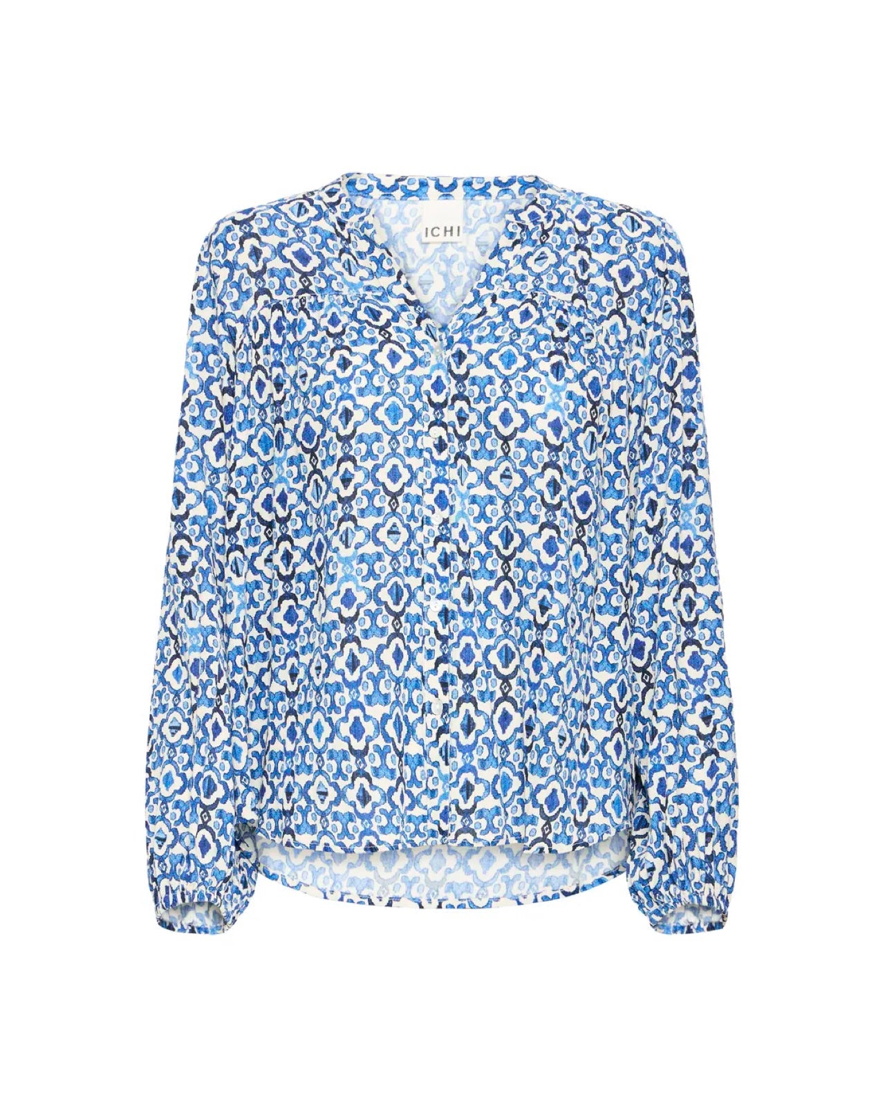 Marrakech AOP Blue Top