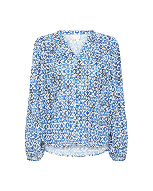 Marrakech AOP Blue Top