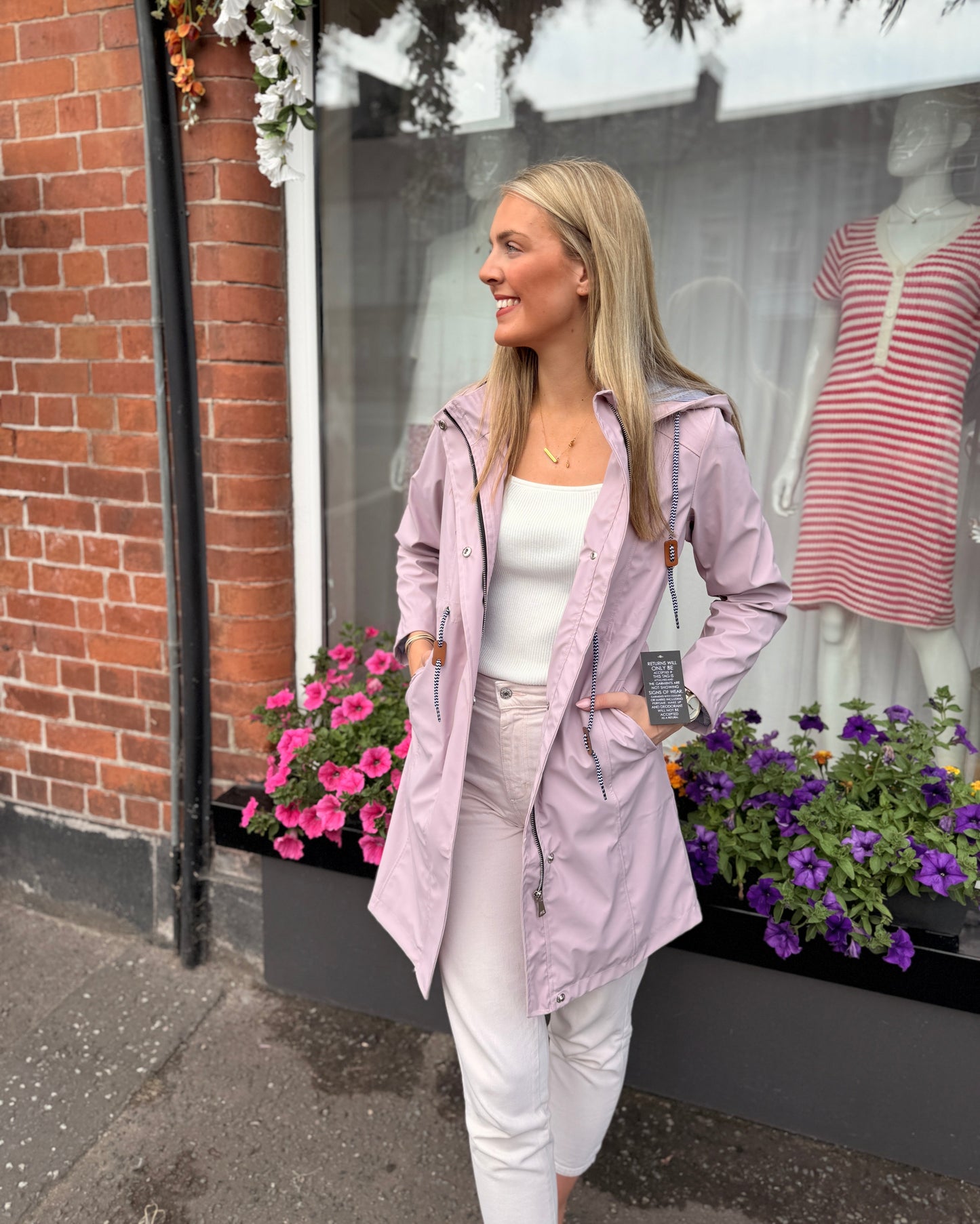 Lilac Raincoat