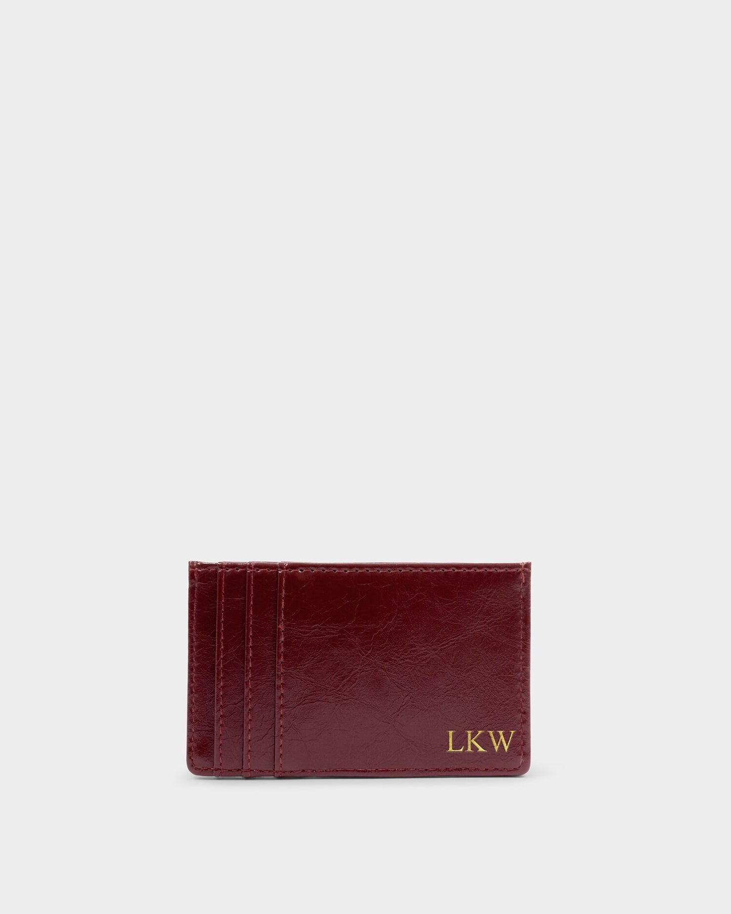 Laila Slim Textured Patent Cardholder