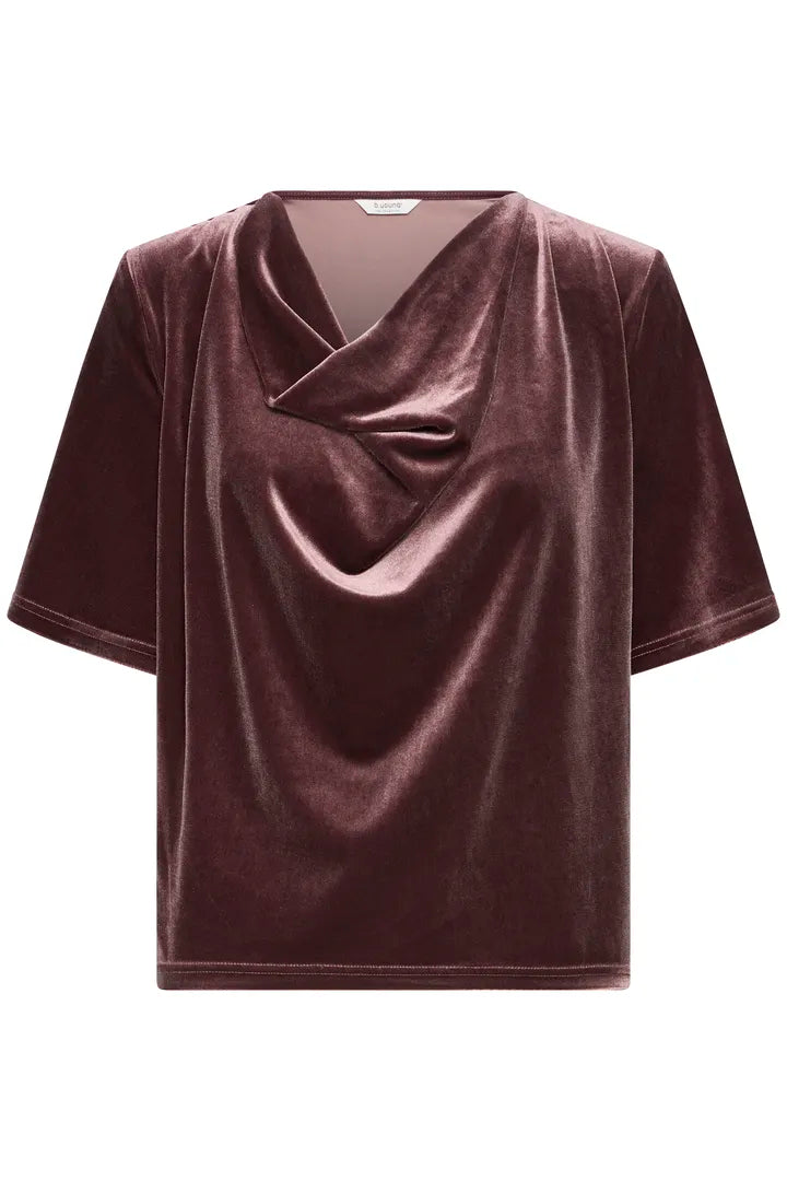 Perlina Draping Blouse Velvet
