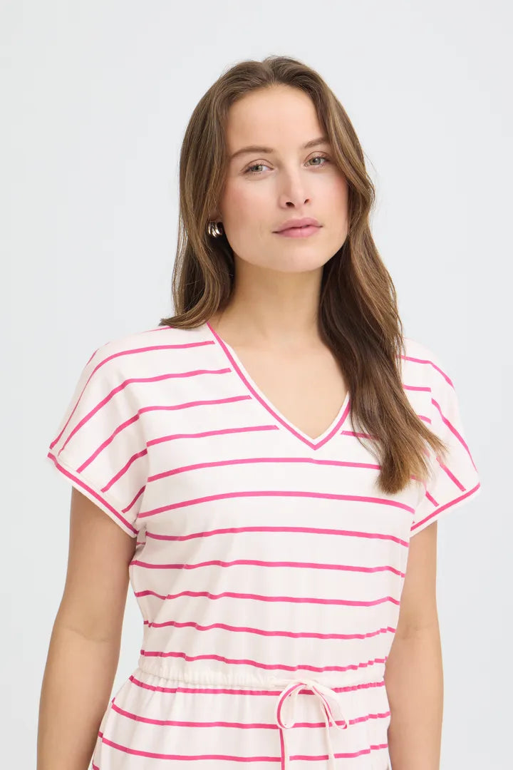 Pandinna V Neck Dress Pink