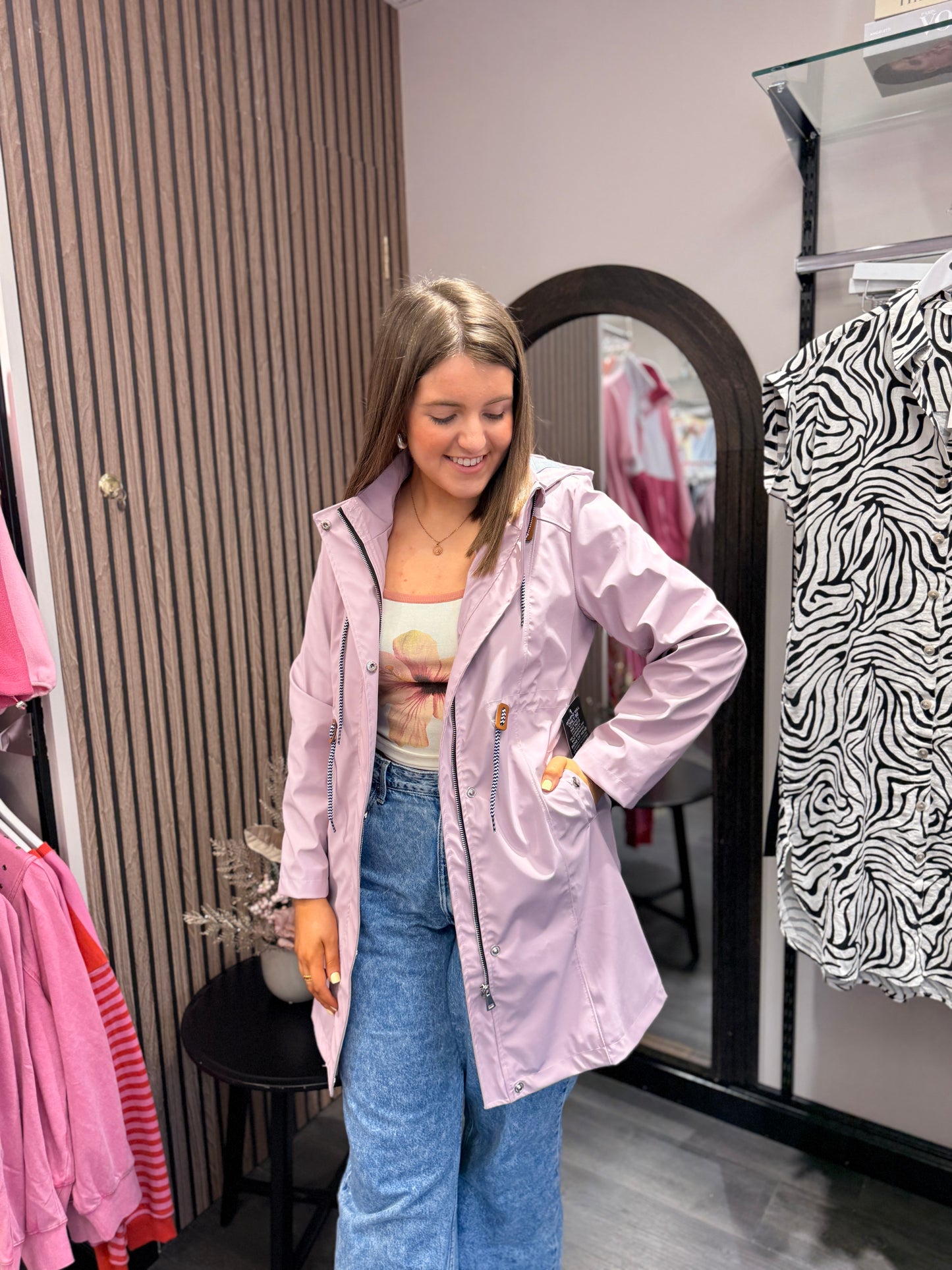 Lilac Raincoat