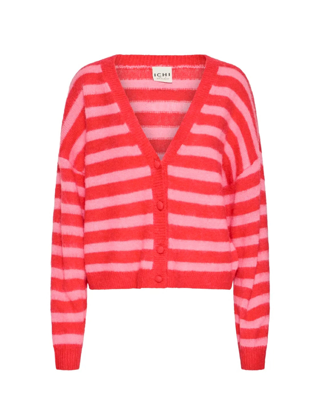 Blush cardigan pink/red