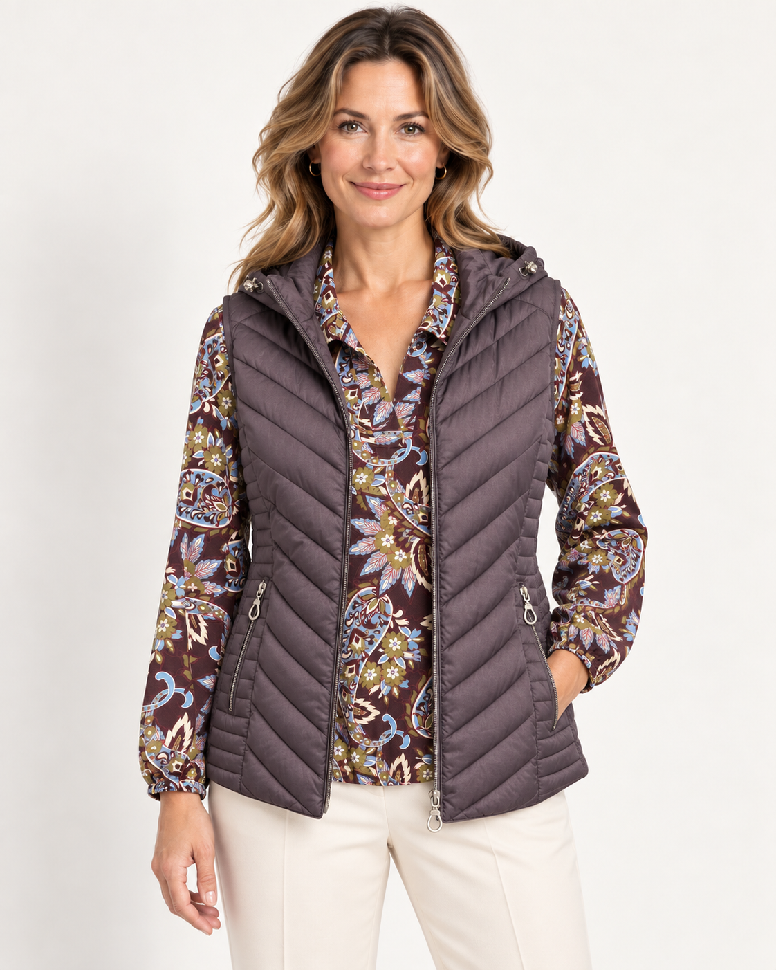 Yew Burgundy Gilet