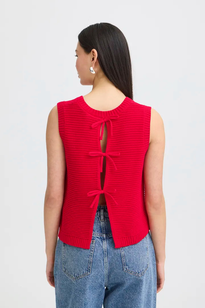 Dotties Waistcoat Red