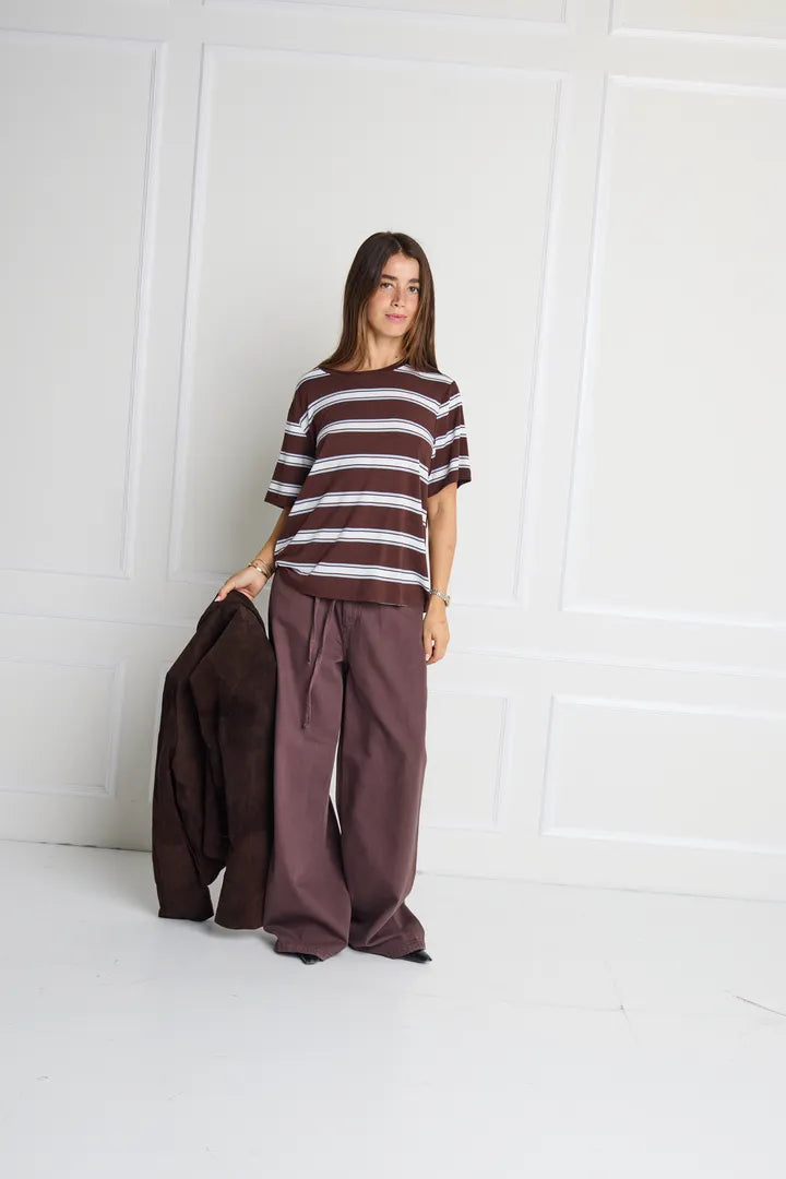 Rebetta SS Stripe Top