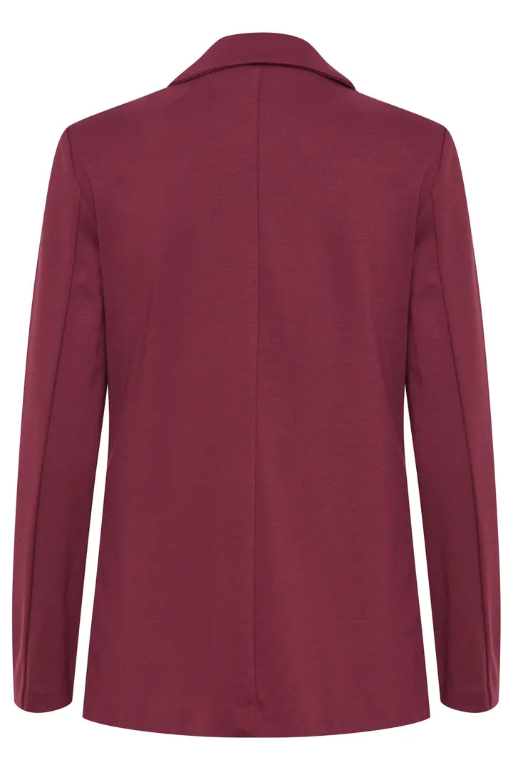 Rizetta Long Blazer Plum